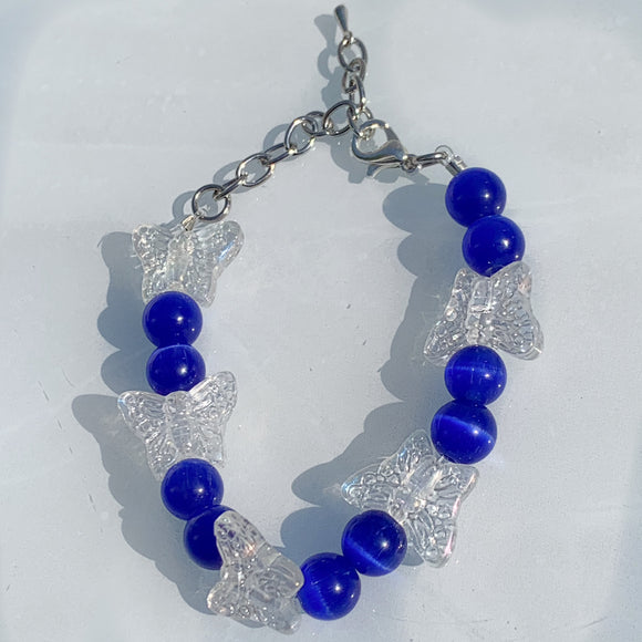 Tamaki's Blue Butterfly Bracelet