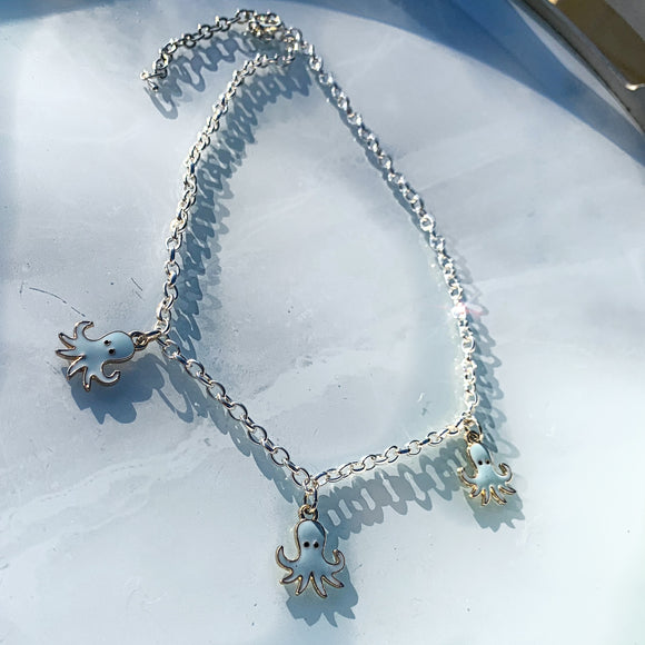 Triple Octopus Necklace