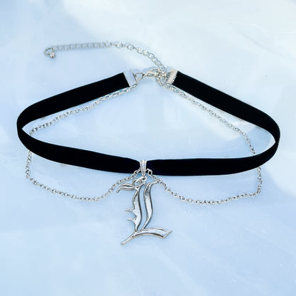 L Velvet Choker