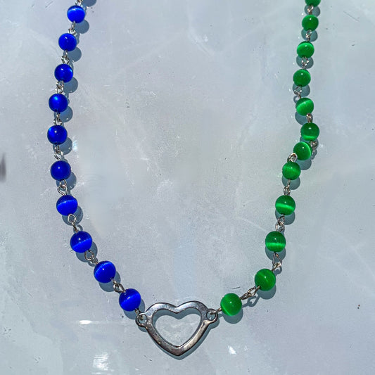 G & K Heart Necklace