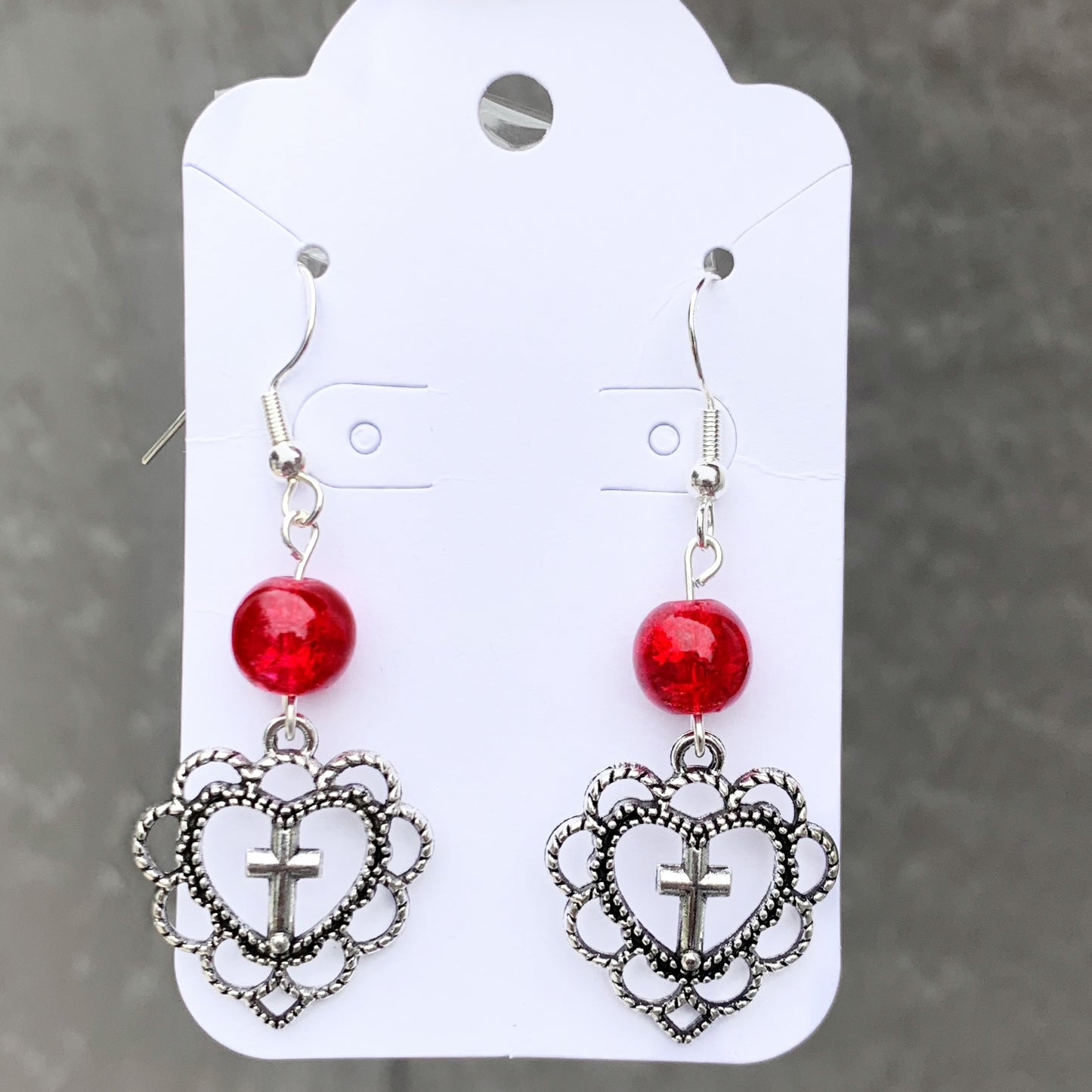 Red Misa Misa Earrings