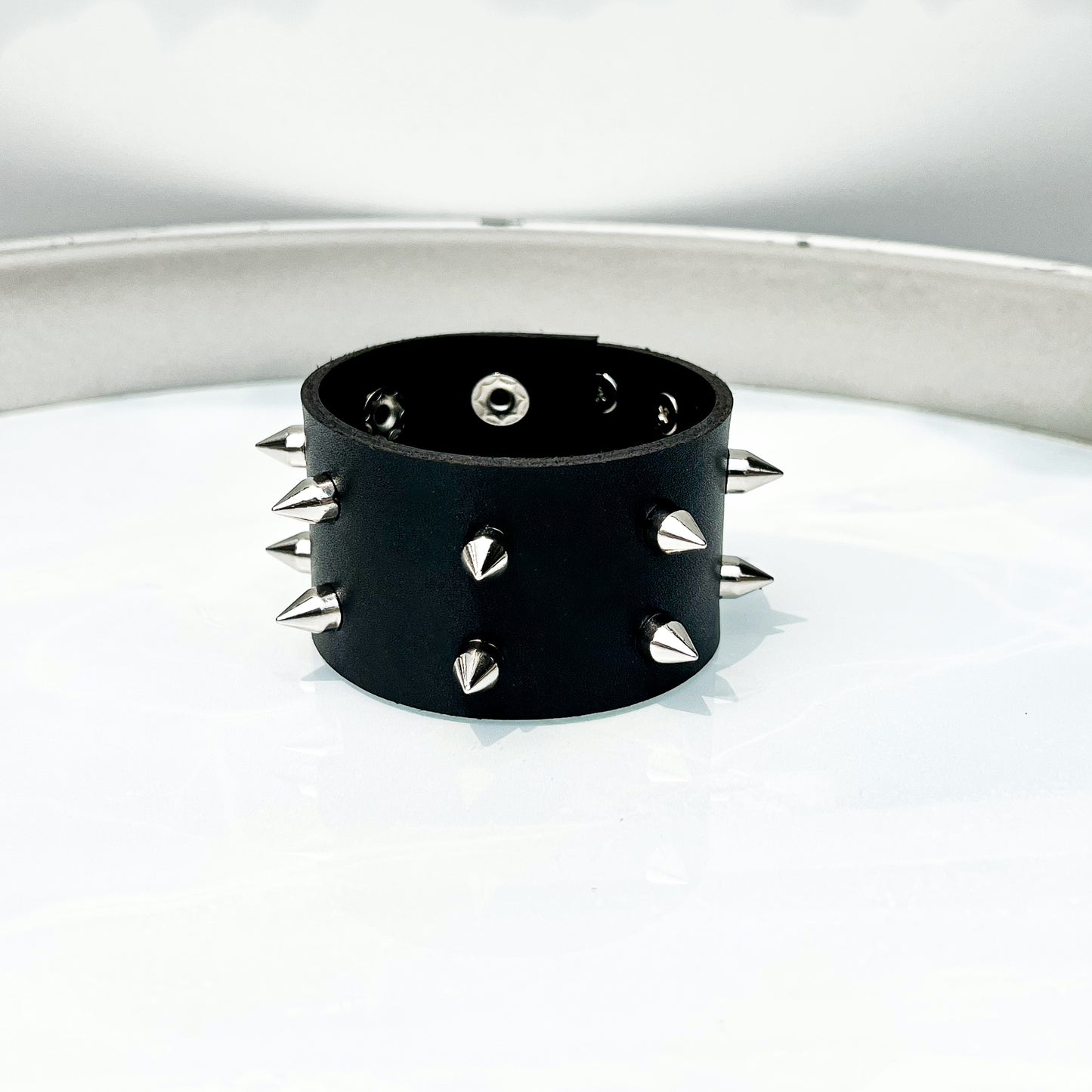 Nobuo's Spiked Leather Cuff